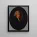 Porträt eines Mannes aus der revolutionären Epoche - Eustache François Duval — gerahmtes Bild an der Wand