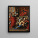 Saint Paul exorcisant un homme possédé - Eustache Le Sueur — gerahmtes Bild an der Wand