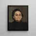 Mme Hilda Schnthal 1824-1892 - Eva Bonnier — gerahmtes Bild an der Wand