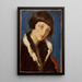 Portrait de Bibi - Evangelos Ioannidis — gerahmtes Bild an der Wand