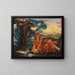 Heimatland - Evelyn De Morgan — gerahmtes Bild an der Wand