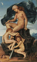 Der Schlaf und der Tod, Kinder der Nacht - Evelyn De Morgan — Ansicht des Kunstwerks