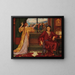 Die goldene Käfig - Evelyn De Morgan — gerahmtes Bild an der Wand