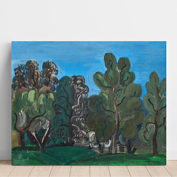 Reproduktion des Gemäldes Èze - Raoul Dufy