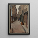 La rue Quincampoix prise de la rue de La Reynie - F. Seguin — gerahmtes Bild an der Wand