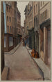 La rue Quincampoix prise de la rue de La Reynie - F. Seguin — Ansicht des Kunstwerks