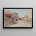 Die Straße Rosenwald von der Rue des Morillons bis zur Rue de Vouillé Vaugirard - F. Seguin — gerahmtes Bild an der Wand
