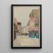 Rue Descartes - F. Seguin — gerahmtes Bild an der Wand