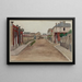 Rue Fizeau anciennement rue de Nice la Frontière - F. Seguin — gerahmtes Bild an der Wand