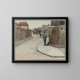 Rue des Morillons, rue Labrouste - F. Seguin — gerahmtes Bild an der Wand