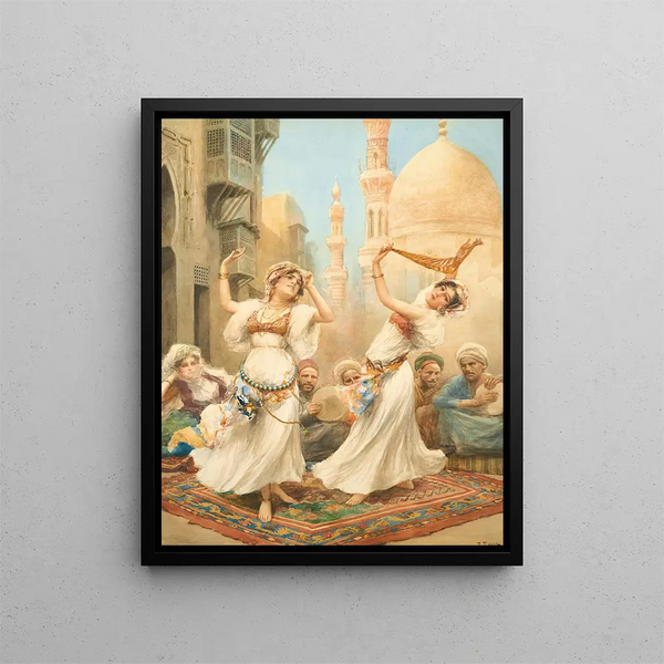 Die Tanz - Fabio Fabbi — gerahmtes Bild an der Wand