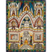 Fassade westlich des Schiffes der Kathedrale Saint-Adolf der Zehn Heiligen in Saint-Adolf Heim - Adolf Wölfli