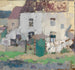 Fassaden in Weiß und Garten in Bosvoorde - Rik Wouters — Ansicht des Kunstwerks