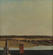 Faîtage des Schlosses Frederiksborg mit Blick auf den See und den Wald - Christen Købke — Ansicht des Kunstwerks