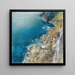 Klippen von Ischia - Giuseppe Casciaro — gerahmtes Bild an der Wand