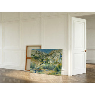Falaises rocheuses à L'Estaque - Pierre-Auguste Renoir | Reproduction Tableau Décoration murale affiche copie