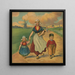 Familie Holland - Campbell Metzger Jacobson — gerahmtes Bild an der Wand
