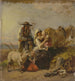Familie von Bauern mit Pferd und Ziege auf dem Feld - Jakob Becker — Ansicht des Kunstwerks