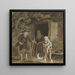Familie von Bauern vor der Tür ihres Hauses - Simon Andreas Krausz — gerahmtes Bild an der Wand