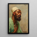 Ein Dervisch - Fausto Zonaro — gerahmtes Bild an der Wand