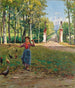 Eingang der Villa Camerini - Fausto Zonaro — Ansicht des Kunstwerks