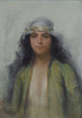 La Byzantine - Fausto Zonaro — Ansicht des Kunstwerks