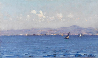 Fausto Zonaro - Sailing Boats In The Aegean.webp