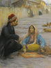 La diseuse de bonne aventure - Fausto Zonaro — Ansicht des Kunstwerks