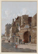 Alte Haus des Zensiers im Kloster der Bonshommes, 9 Beethovenstraße, 16. Bezirk - Fédor Hoffbauer — Ansicht des Kunstwerks