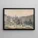 Le Cimetière des Innocents en 1750 - Fédor Hoffbauer — gerahmtes Bild an der Wand