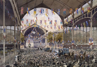 Fdor Hoffbauer - Rception des marins russes aux Halles lors des ftes FrancoRusses en octobre 1893.webp