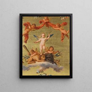 Fedele Fischetti - Eros defeats war strength and ferocity.webp