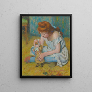 Federico Zandomeneghi - Enfant Jouant La Poupe.webp