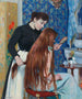 La coiffure - Federico Zandomeneghi — Ansicht des Kunstwerks