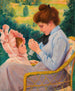Le crochet - Federico Zandomeneghi — Ansicht des Kunstwerks