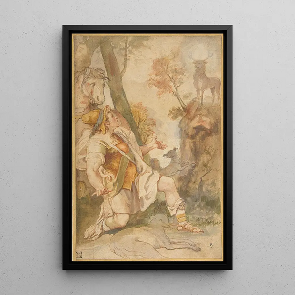 Federico Zuccaro - The Vision of Saint Eustace.webp