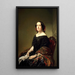 Gertrudis Gómez de Avellaneda - Federico de Madrazo y Kuntz — gerahmtes Bild an der Wand