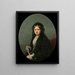 Mara Encarnación Cueto de Saavedra, Herzogin von Rivas - Federico de Madrazo y Kuntz — gerahmtes Bild an der Wand