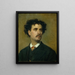 Portrait de Marià Fortuny - Federico de Madrazo y Kuntz — gerahmtes Bild an der Wand