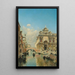 L'Ospedale Civile dans la Scuola Grande di San Marco et la Basilique des SS Giovanni e Paolo San Zanipolo Venise - Federico del Campo — gerahmtes Bild an der Wand