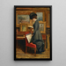 L'Atelier de l'artiste - Federico Zandomeneghi — gerahmtes Bild an der Wand