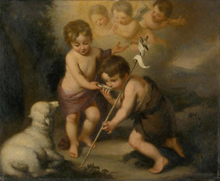 Felicin Moczik - Baby Jesus with Saint John the Baptist.webp