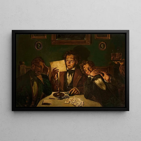 Feliks Pczarski - Card players.webp