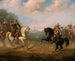 Der König Jan III. Sobieski trifft den Kaiser Leopold in Wien - Feliks Sypniewski — Ansicht des Kunstwerks