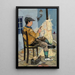 Reparaturset für Netze - Felix Nussbaum — gerahmtes Bild an der Wand