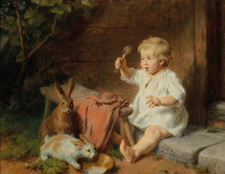 Die Spielgefährten - Felix Schlesinger — Ansicht des Kunstwerks