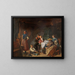 Familienszene - Felix Schlesinger — gerahmtes Bild an der Wand