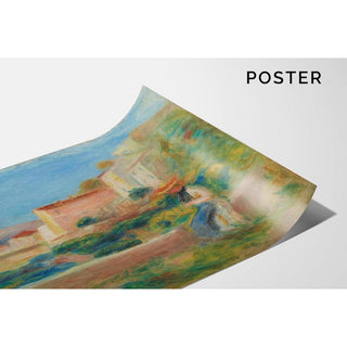 Femme Assise, La Maison de la Poste à Cagnes - Pierre-Auguste Renoir | Reproduction Tableau Décoration murale affiche copie