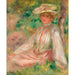 Reproduktion des Gemäldes Frau im Garten - Pierre-Auguste Renoir