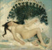 Frau schlafend mit einem Pfau - Léon François Comerre — Ansicht des Kunstwerks
